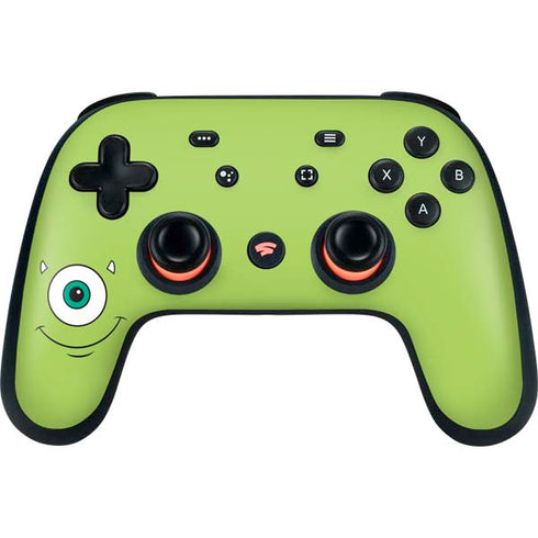 Disney Monsters Inc. Mike’s Face Google Stadia Controller Skin