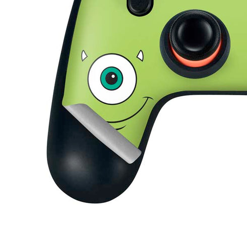Disney Monsters Inc. Mike’s Face Google Stadia Controller Skin