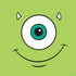 Disney Monsters Inc. Mike’s Face PS4 Slim Skin