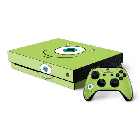 Disney Monsters Inc. Mike’s Face Xbox One X Bundle Skin