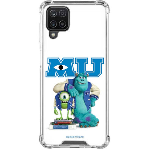 Disney Monsters University Mike and Sully Galaxy A12 Clear Case