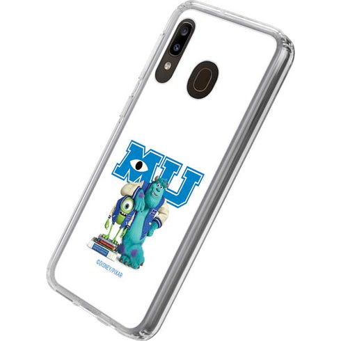 Disney Monsters University Mike and Sully Galaxy A20 Clear Case