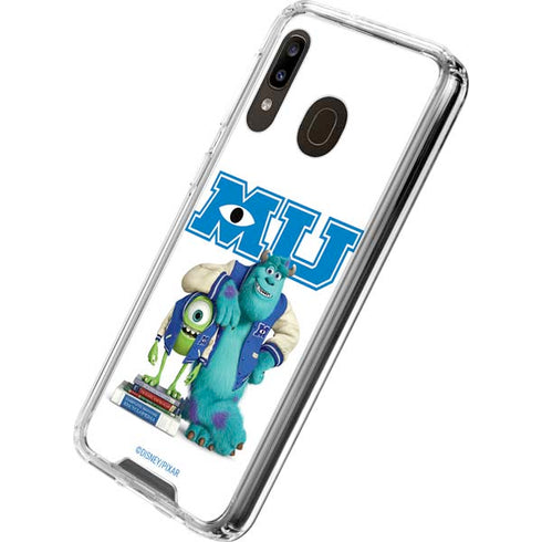 Disney Monsters University Mike and Sully Galaxy A30 Clear Case