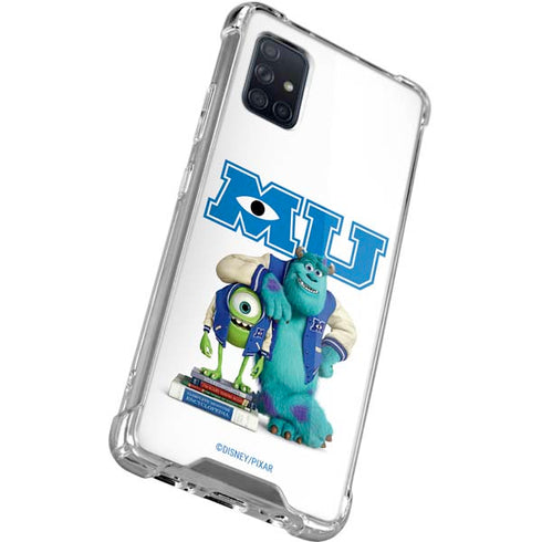 Disney Monsters University Mike and Sully Galaxy A71 5G Clear Case