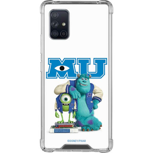 Disney Monsters University Mike and Sully Galaxy A71 5G Clear Case