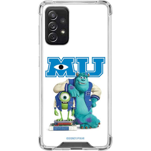 Disney Monsters University Mike and Sully Galaxy A72 5G Clear Case