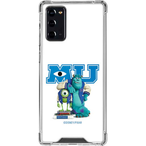 Disney Monsters University Mike and Sully Galaxy Note20 5G Clear Case