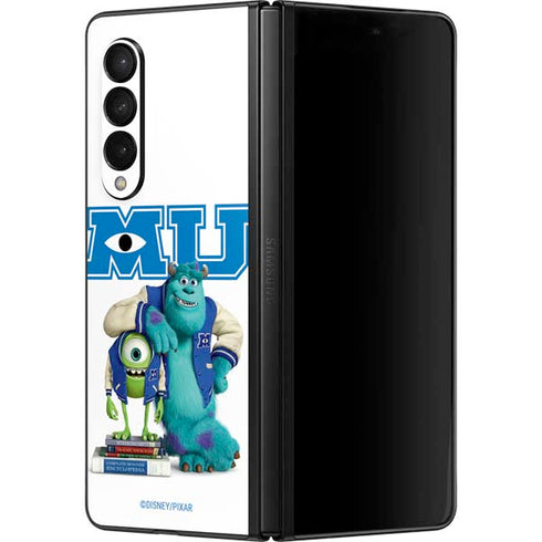 Disney Monsters University Mike and Sully Galaxy Z Fold3 5G Skin