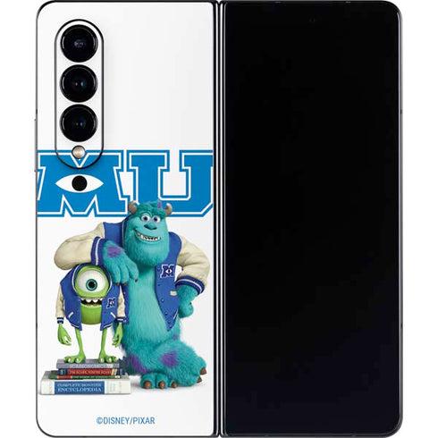 Disney Monsters University Mike and Sully Galaxy Z Fold4 5G Skin