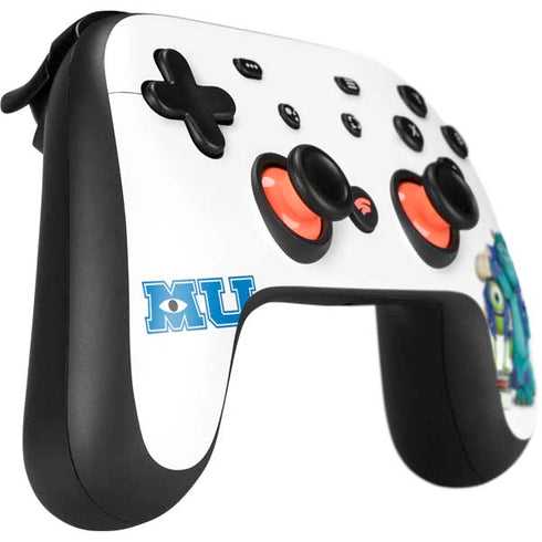 Disney Monsters University Mike and Sully Google Stadia Controller Skin