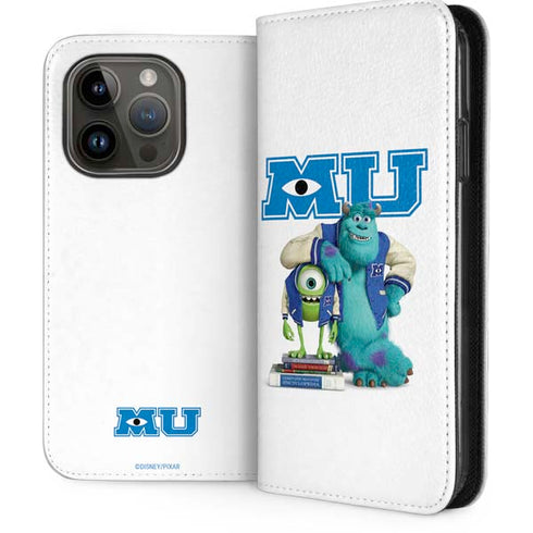 Disney Monsters University Mike and Sully iPhone 14 Pro Folio Case