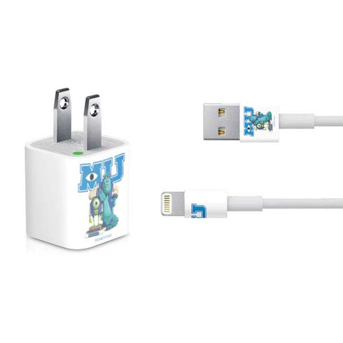 Disney Monsters University Mike and Sully iPhone Charger (5W USB) Skin