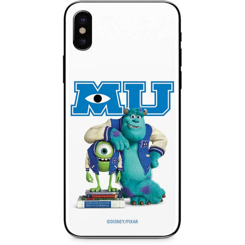 Disney Monsters University Mike and Sully iPhone X Skin