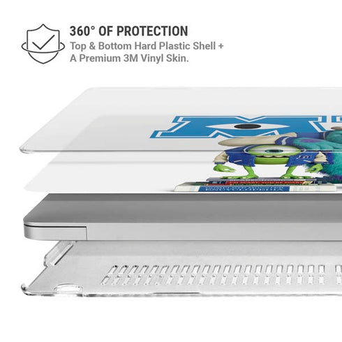 Disney Monsters University Mike and Sully MacBook Pro 16in (2019-20) Case plus Skin