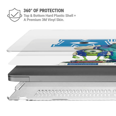 Disney Monsters University Mike and Sully MacBook Pro 16in (2021-25) Case plus Skin