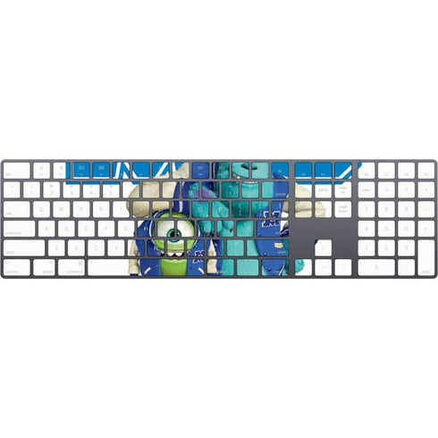 Disney Monsters University Mike and Sully Magic Keyboard with Numeric Keypad Skin