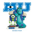 Disney Monsters University Mike and Sully Moto E5 Play Skin