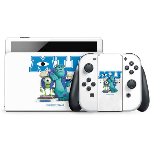 Disney Monsters University Mike and Sully Nintendo Switch OLED (2021) Skin