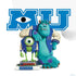 Disney Monsters University Mike and Sully PS4 Pro Console Skin