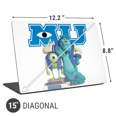 Disney Monsters University Mike and Sully Universal Laptop 15in (12.2 x 8.8in) Skin