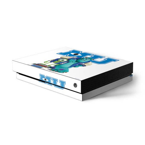 Disney Monsters University Mike and Sully Xbox One X Console Skin