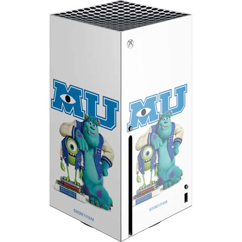 Disney Monsters University Mike and Sully Xbox Series X Console Skin