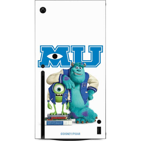 Disney Monsters University Mike and Sully Xbox Series X Console Skin