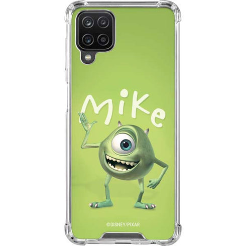 Disney Monsters Inc. Mike Portrait Galaxy A12 Clear Case