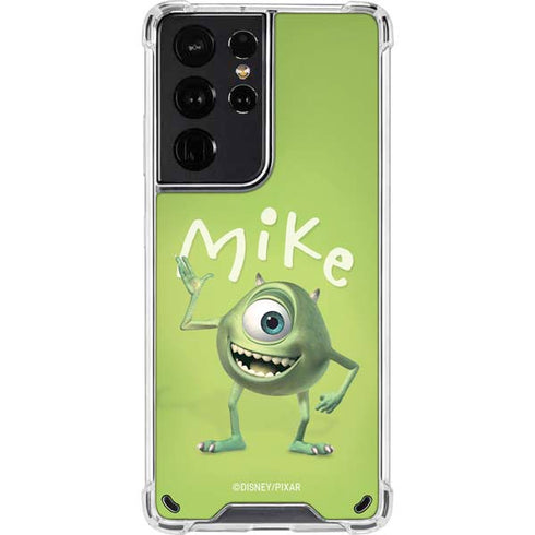 Disney Monsters Inc. Mike Portrait Galaxy S21 Ultra 5G Clear Case