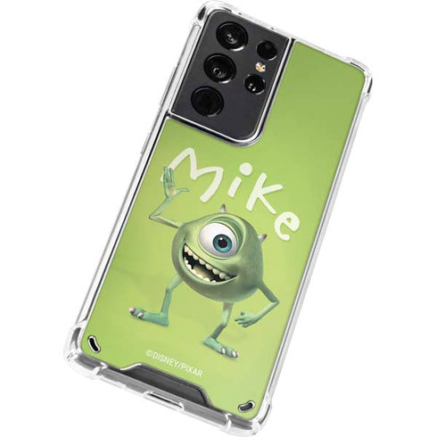 Disney Monsters Inc. Mike Portrait Galaxy S21 Ultra 5G Clear Case