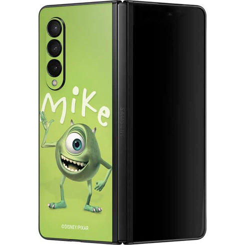 Disney Monsters Inc. Mike Portrait Galaxy Z Fold3 5G Skin