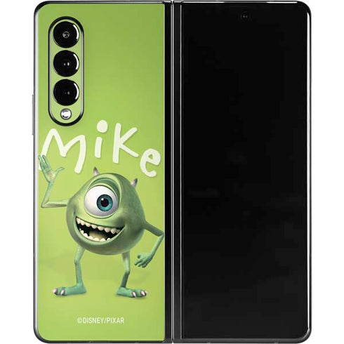 Disney Monsters Inc. Mike Portrait Galaxy Z Fold3 5G Skin