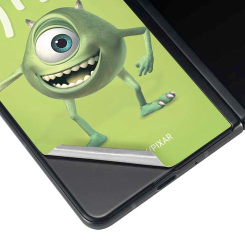 Disney Monsters Inc. Mike Portrait Galaxy Z Fold3 5G Skin