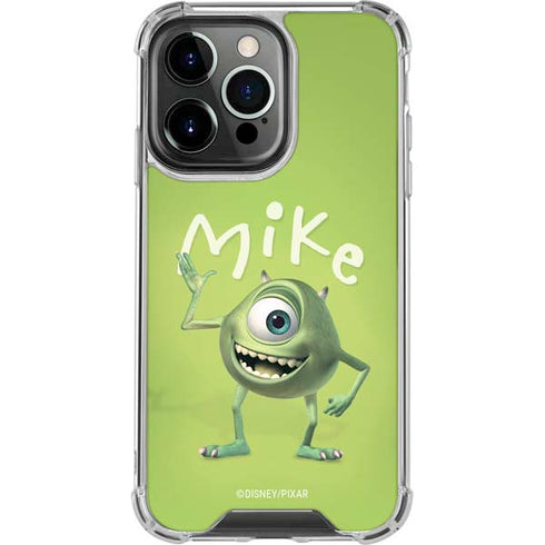 Disney Monsters Inc. Mike Portrait iPhone 13 Pro Clear Case