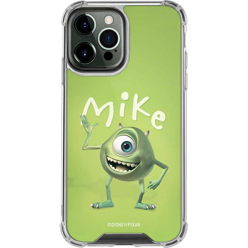 Disney Monsters Inc. Mike Portrait iPhone 13 Pro Max Clear Case