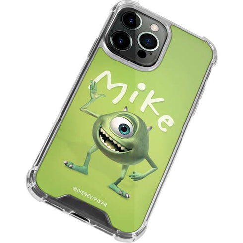 Disney Monsters Inc. Mike Portrait iPhone 13 Pro Max Clear Case