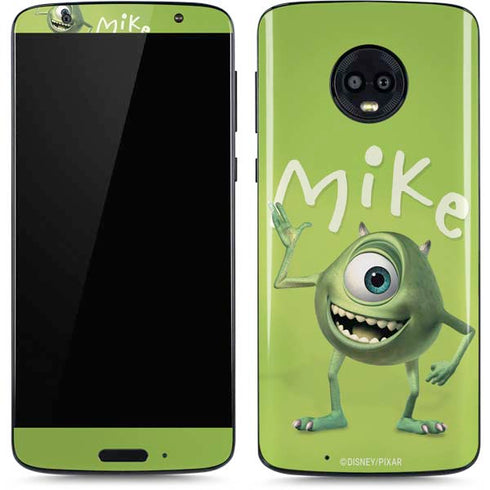 Disney Monsters Inc. Mike Portrait Moto G6 Skin