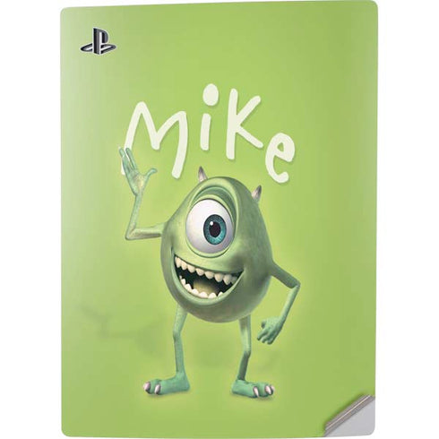 Disney Monsters Inc. Mike Portrait PS5 Digital Edition Console Skin