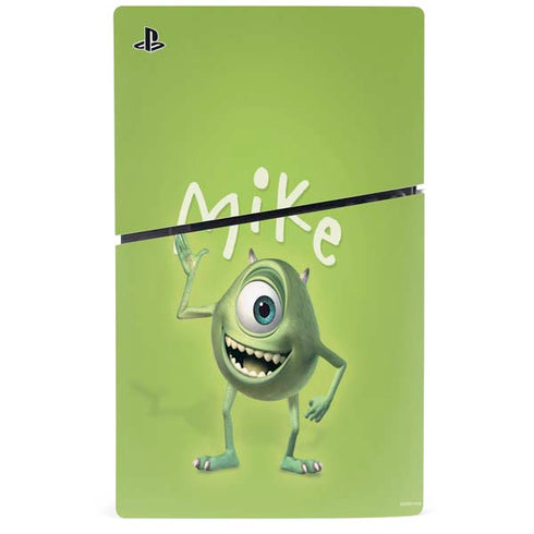 Disney Monsters Inc. Mike Portrait PS5 Slim Disk Bundle Skin