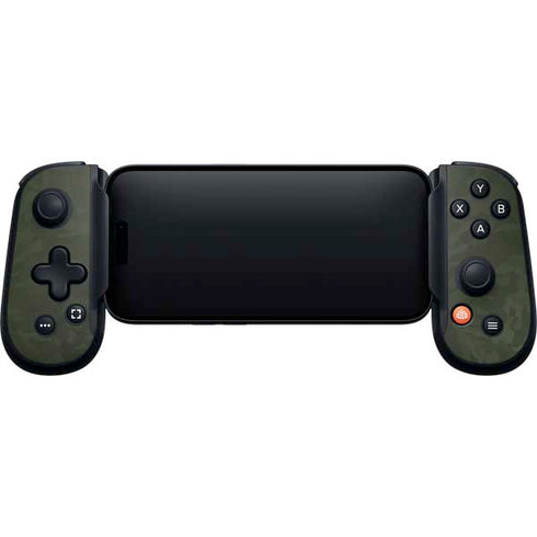 Military Green Shadow Camo Backbone One for iPhone Game Controller Skin