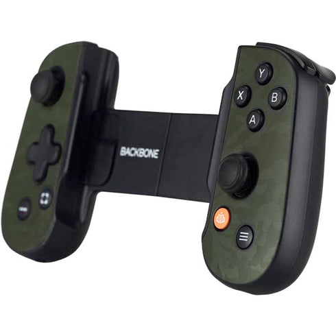 Military Green Shadow Camo Backbone One for iPhone Game Controller Skin