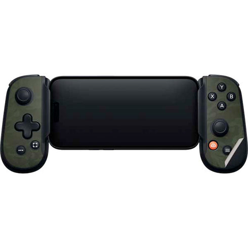Military Green Shadow Camo Backbone One for iPhone Game Controller Skin