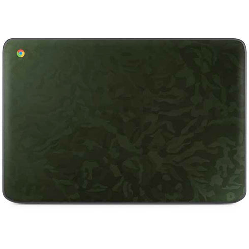 Military Green Shadow Camo HP Chromebook Skin