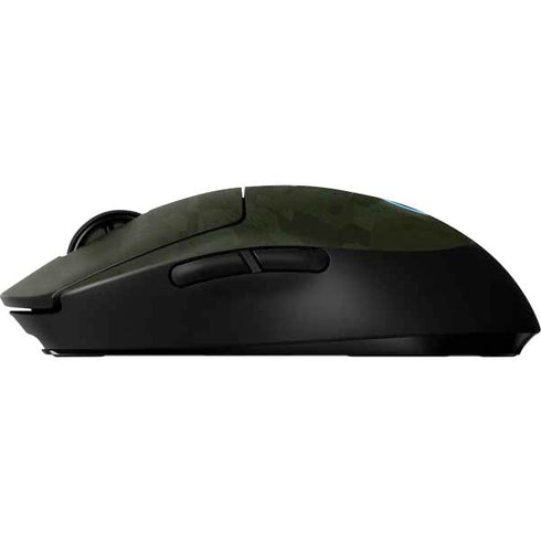 Military Green Shadow Camo G Pro Wireless Gaming Mouse Skin
