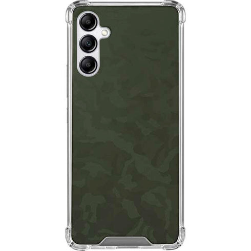 Military Green Shadow Camo Galaxy A15 5G Clear Case