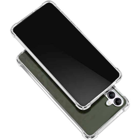 Military Green Shadow Camo Galaxy A15 5G Clear Case