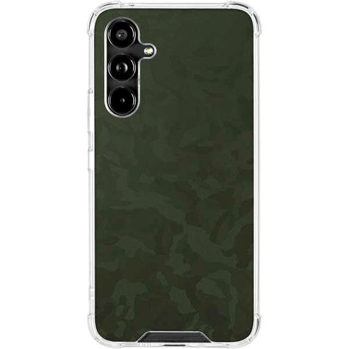 Military Green Shadow Camo Galaxy A54 5G Clear Case
