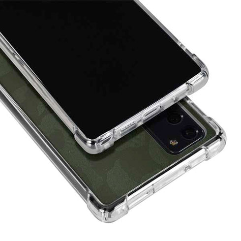 Military Green Shadow Camo Galaxy Note20 5G Clear Case