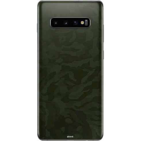 Military Green Shadow Camo Galaxy S10 Plus Skin