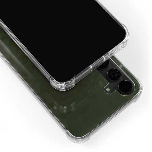 Military Green Shadow Camo Galaxy S24 Plus Clear Case